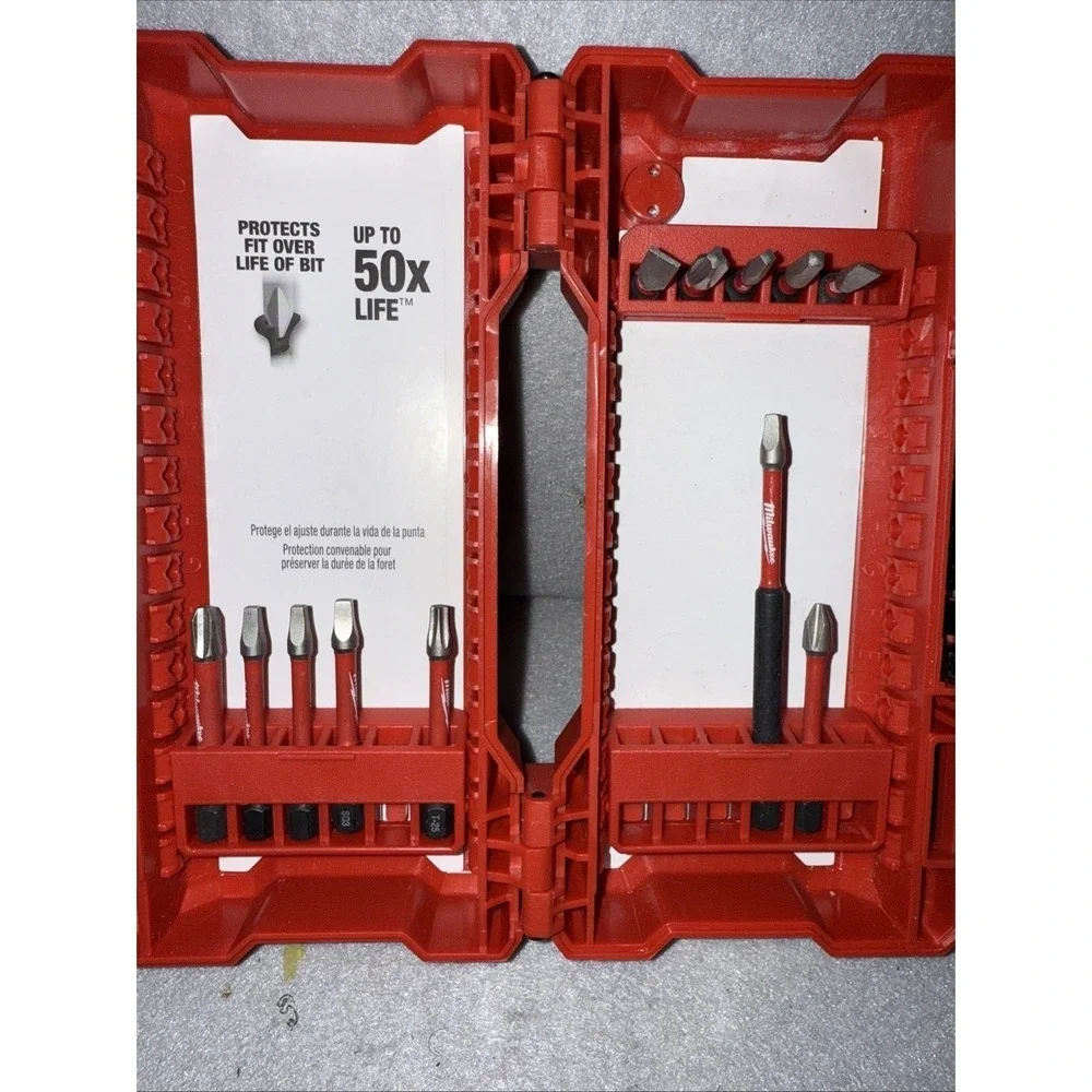 Lot Of Milwaukee Dewalt Ryobi Drill Bits And Drill Heads  Read**